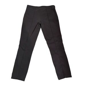 STUDIO PETITE Black stitch creased women's Peg leg pants EUC
